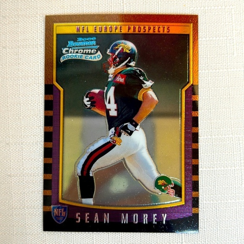 2000 Bowman Chrome Rookie Card Sean Morey Europe Prospects
